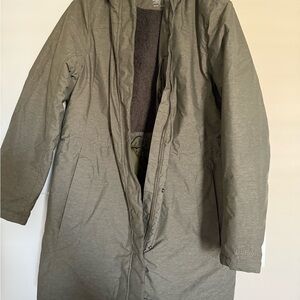 L.L. Bean Men's Olive Trench Coat